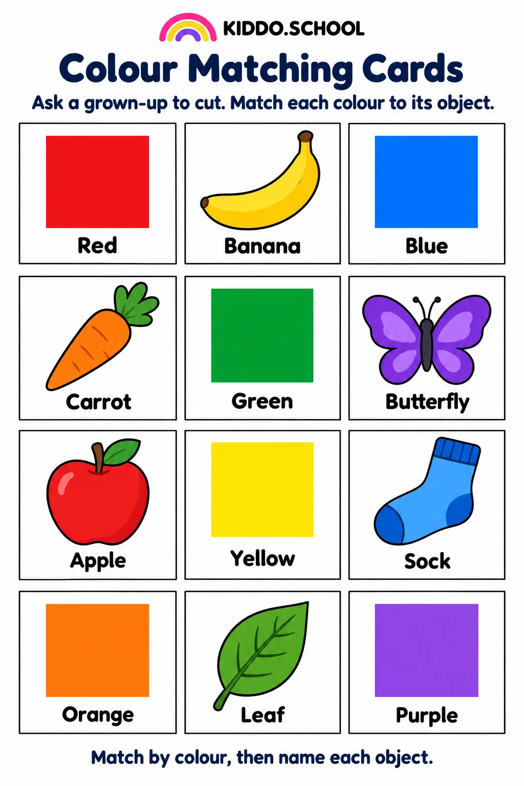 Preview of Colour Matching Cards