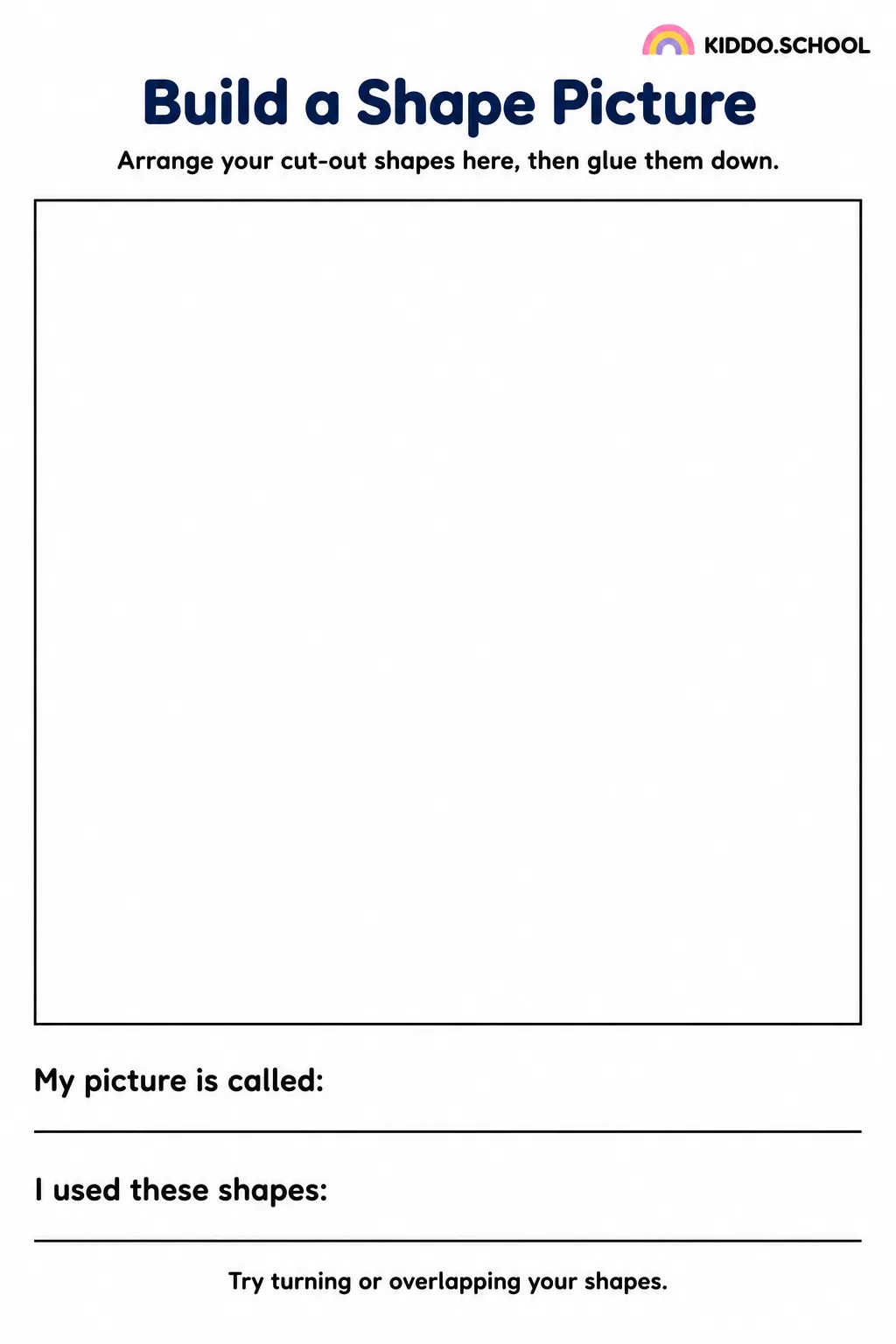 Preview of Build a Shape Picture