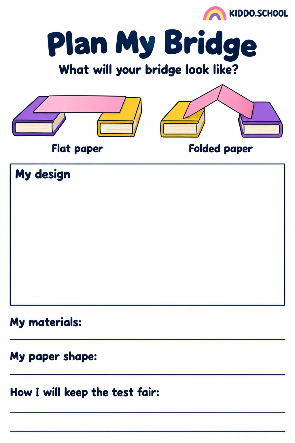 Preview of Plan My Paper Bridge