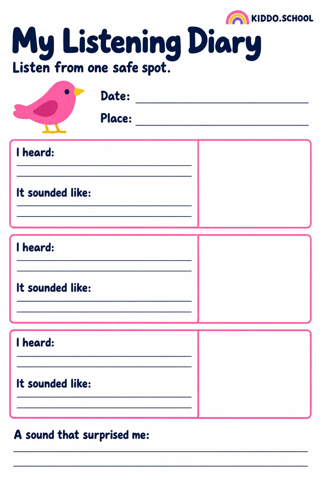 Preview of My Listening Diary
