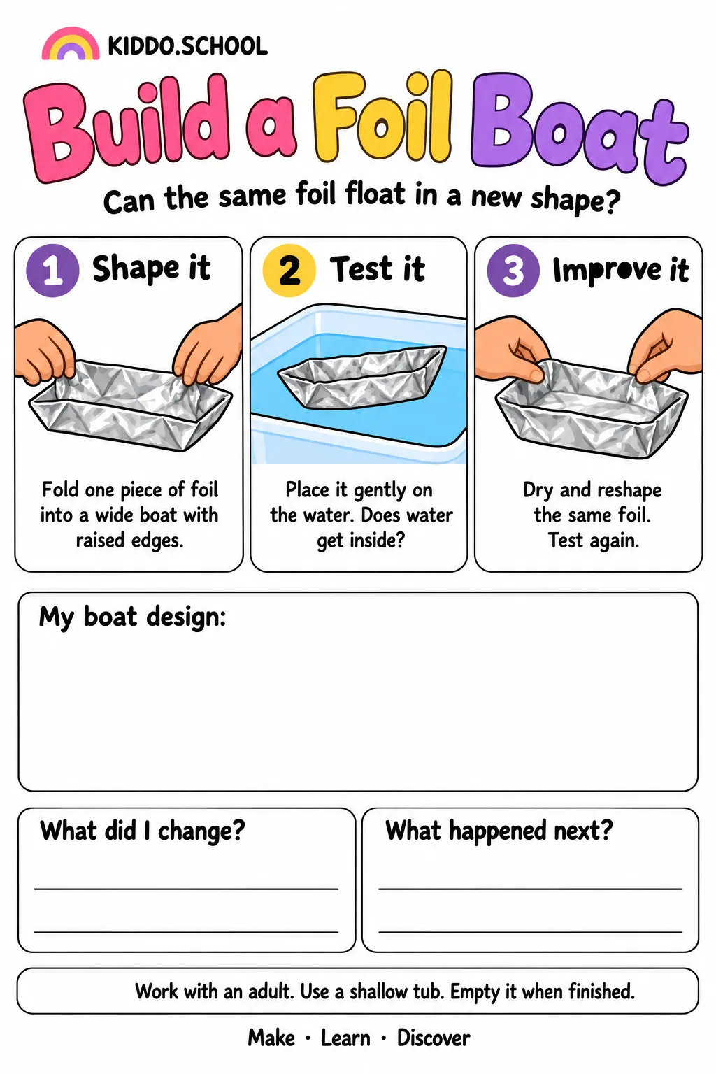 Preview of Build a Foil Boat