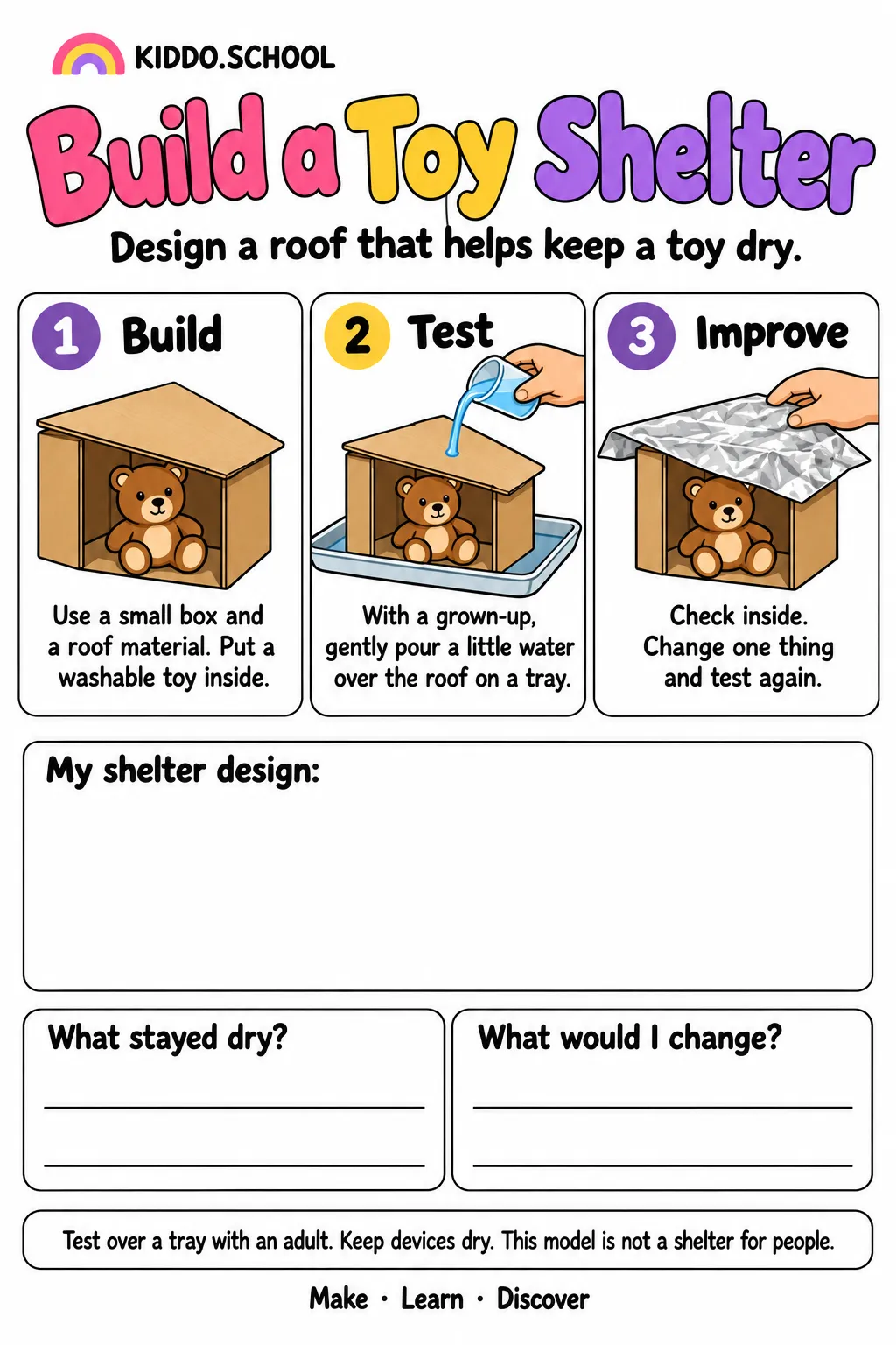 Preview of Build a Toy Shelter