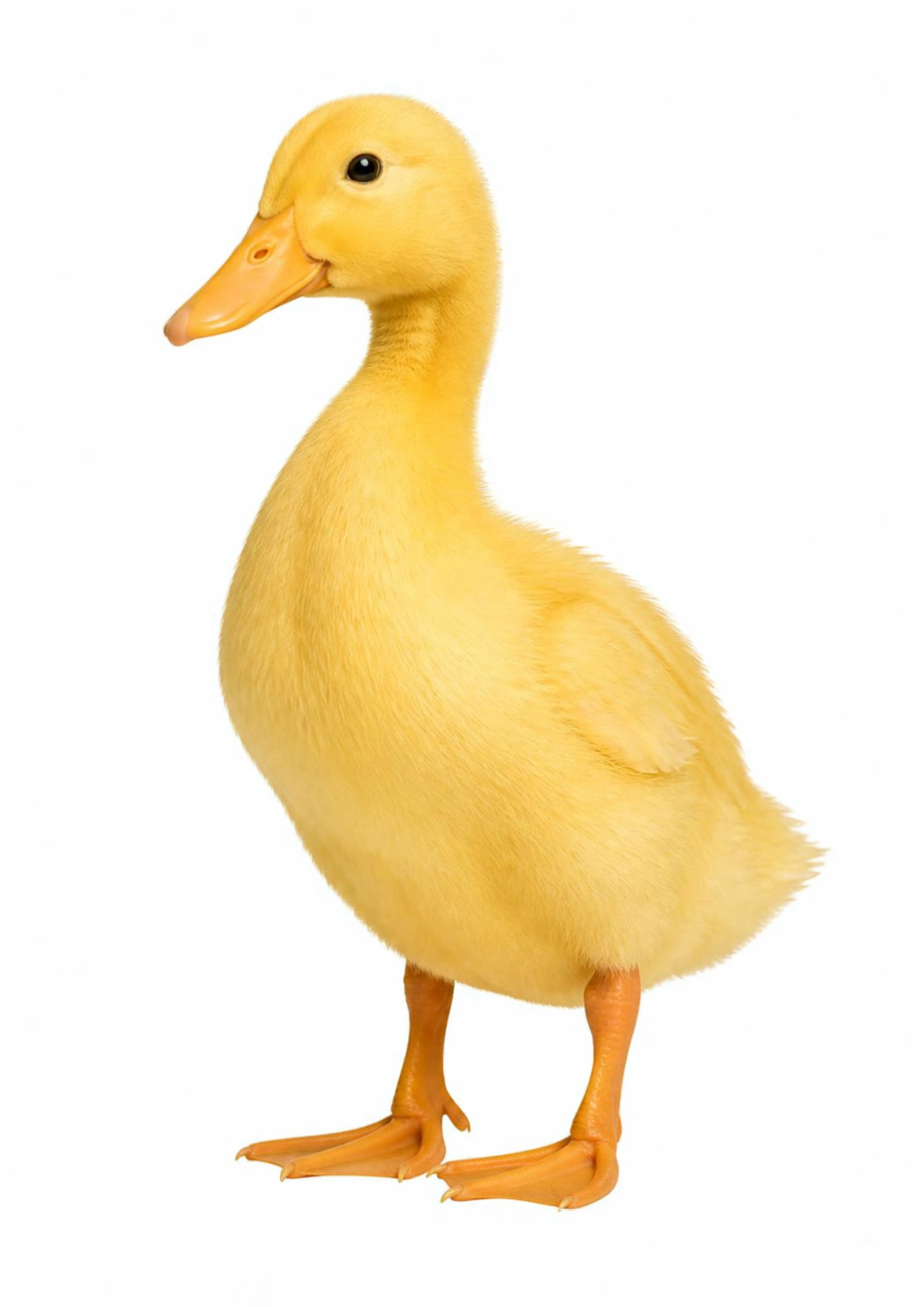 Realistic duck flashcard for babies