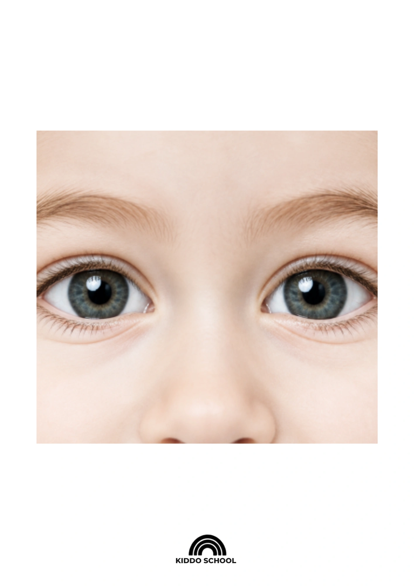Baby eyes visual card