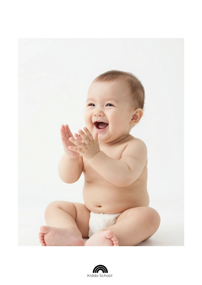 Baby clapping hands