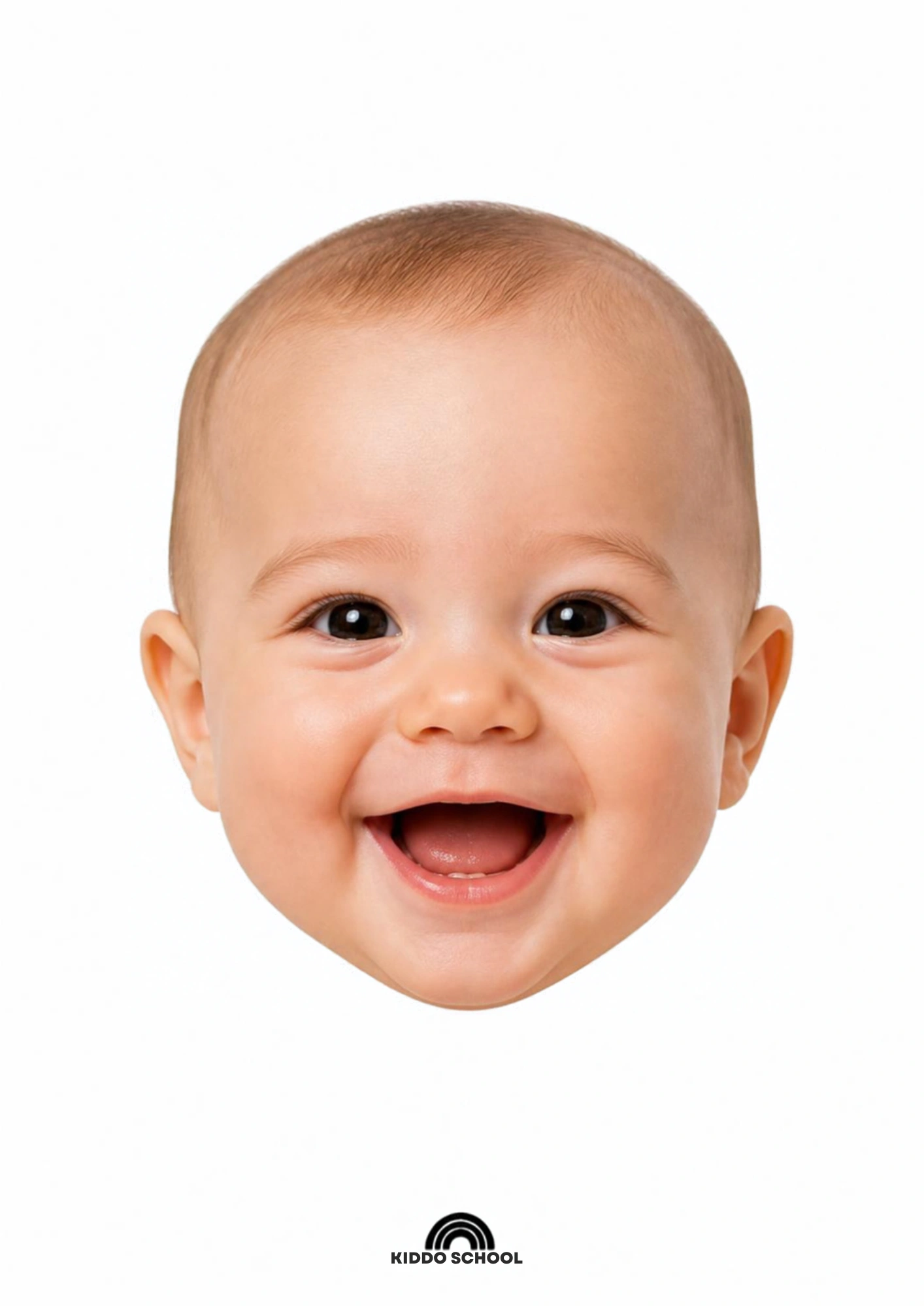 Smiling baby face