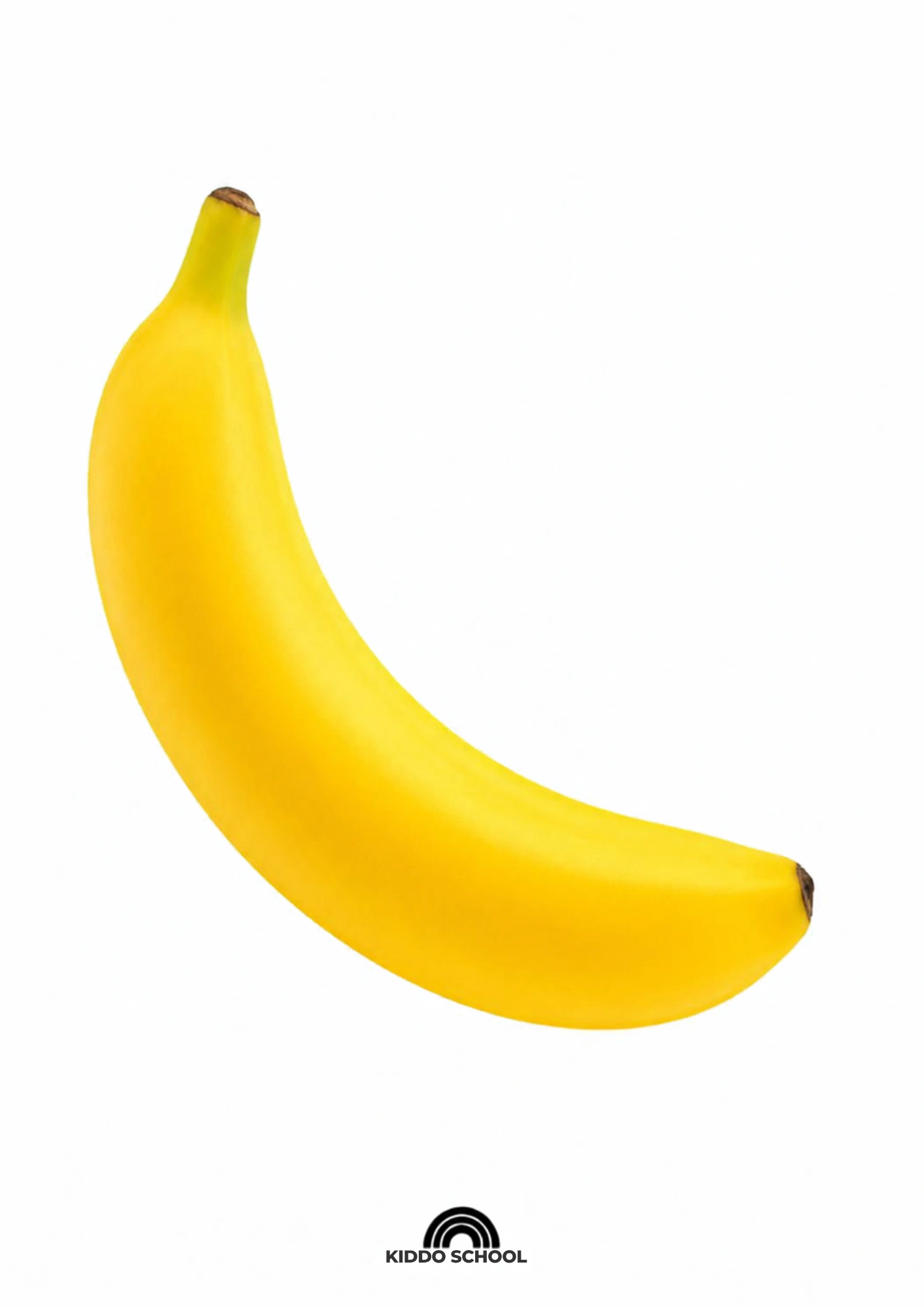 Simple banana flashcard for babies