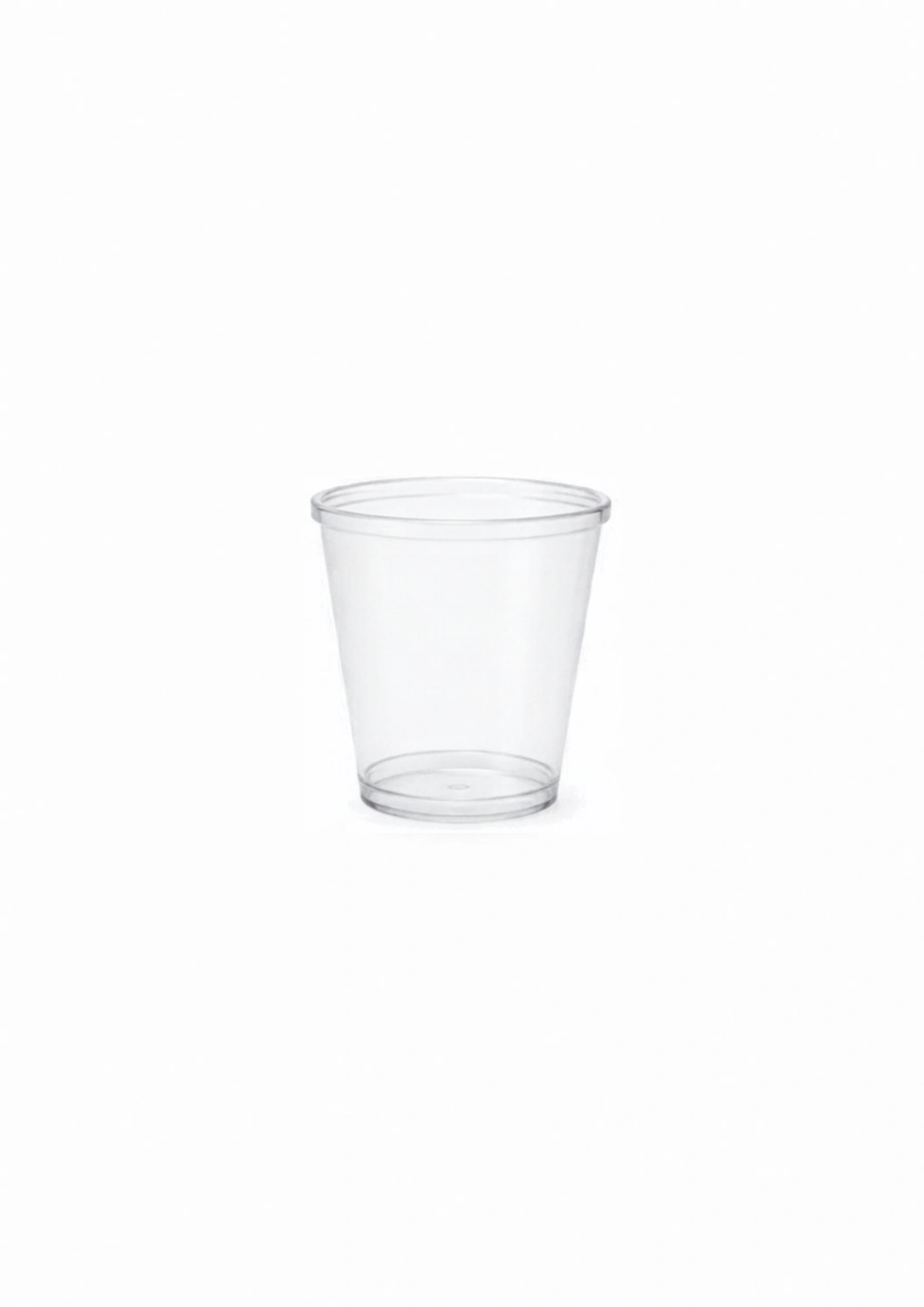 Empty container demonstrating the concept empty for toddlers
