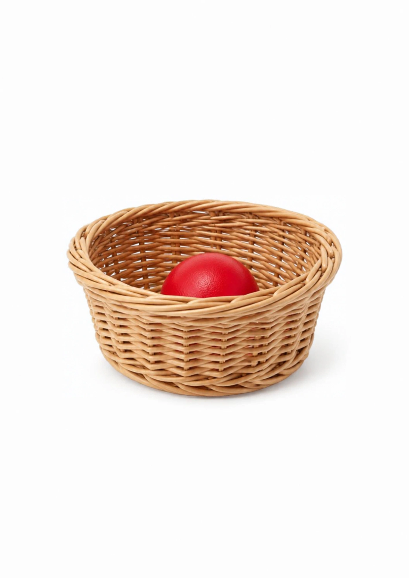 Object inside a container demonstrating the concept in for toddlers