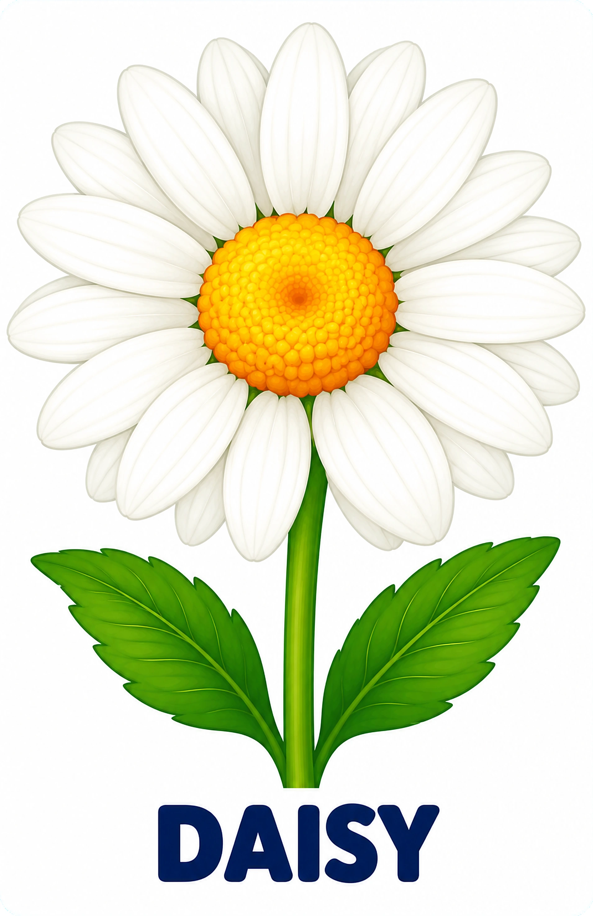 Daisy picture card for toddlers