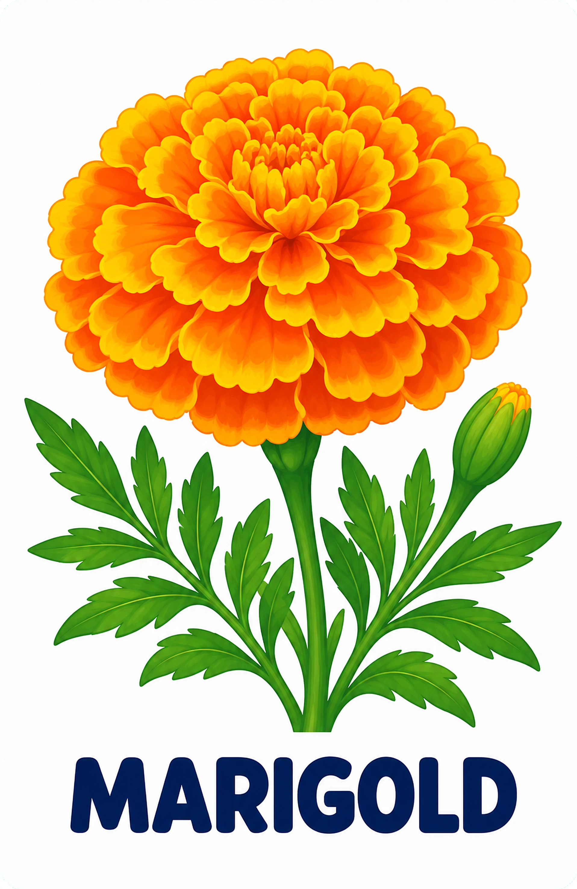 Marigold picture card for toddlers