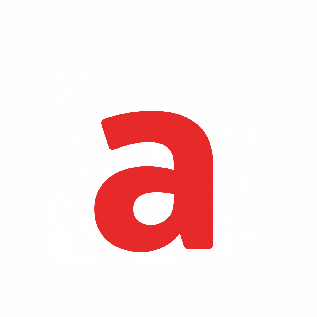 Just the little letters a–z, one per card.