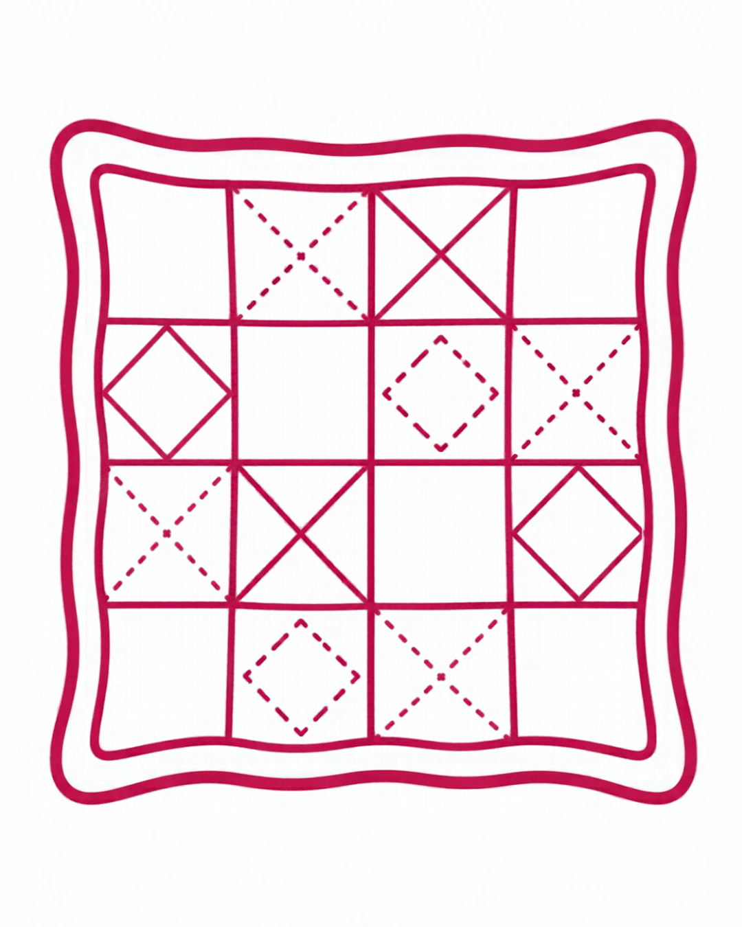 Object card for the letter Q: the queen as a bold flat-colour picture on a white card, from the Kiddo School alphabet