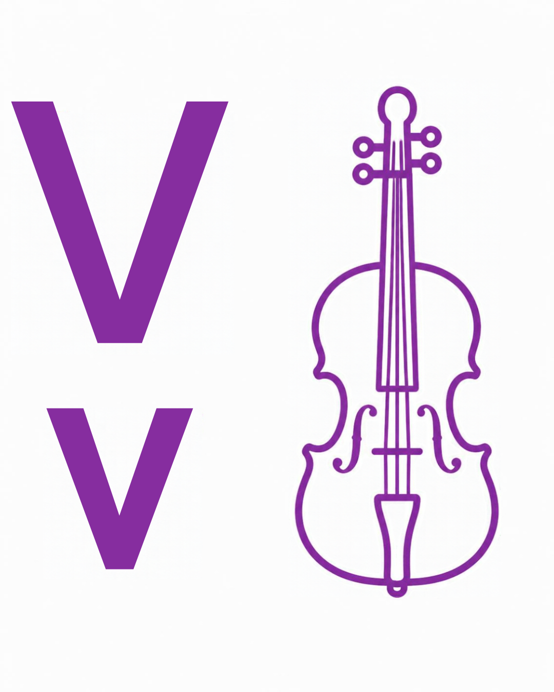 Letter sound card for V: big V, little v and the van together on a white card, from the Kiddo School alphabet